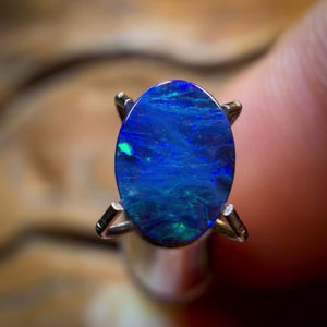 🔨 AUCTION 🔨 No Reserve 0.29cts - Australian Boulder Opal Doublet