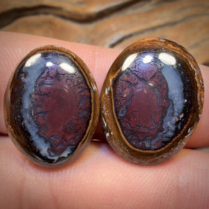 28.3cts - Yowah Nut Kernel Opal Pair BARGAIN