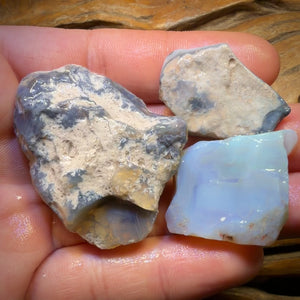 179.3cts - 3x Lightning Ridge Opal Rough Parcel