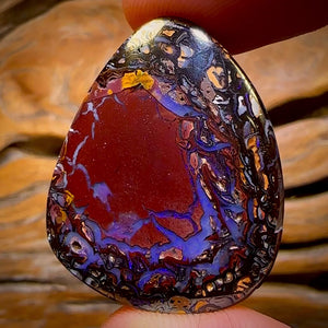 69.4cts - Tribal Pair 3 Queensland Boulder Opal from Yowah