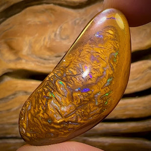 68.8cts - Tan Tribal Queensland Boulder Opal from Yowah