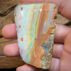 399.2cts - Polished Queensland Boulder Opal “Landscape” Specimen