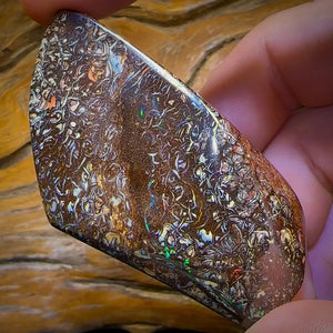 Auction Fall-Through = Your Gain! 🔥 Now More Than 50% Off RRP 🚨 448cts - Tribal Queensland Boulder Opal. Polished Specimen