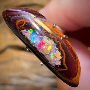 6.5cts - RARE Yowah Nut Crystal Centre Opal