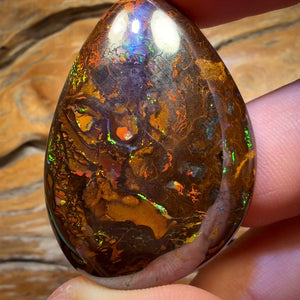 164.4cts - Massive Yowah Nut Tribal Opal. Electric Colours Australian Opal