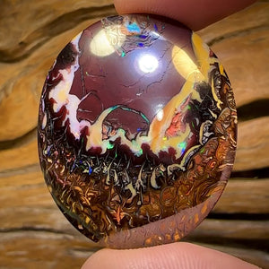 99.3cts - Top Tribal Queensland Boulder Opal. Double Sided!