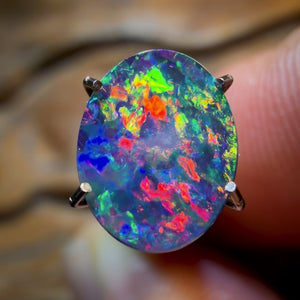 Dad Wildcard! 1.35cts - Top Australian Boulder Opal Doublet