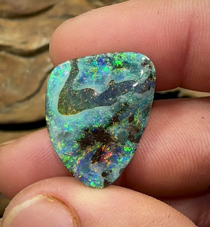 Australian 23cts - Solid Natural Boulder Opal from Quilpy