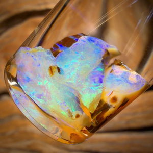 🔨 AUCTION 🔨 14.9cts - Vial of Rare Yowah Wood Fossil Crystal Opal Rough