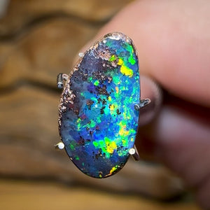 Australian 1.3cts - Solid Queensland Boulder Opal