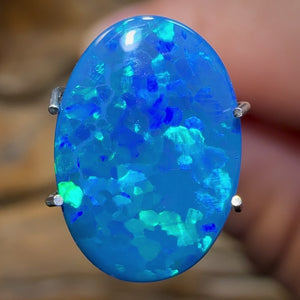 1.85cts - Lightning Ridge Black Opal Doublet