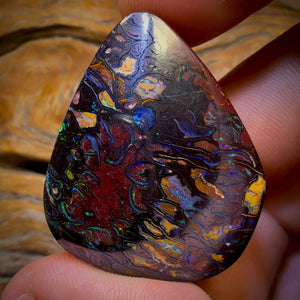 131.1cts - Top Tribal Australian Boulder Opal from Koroit