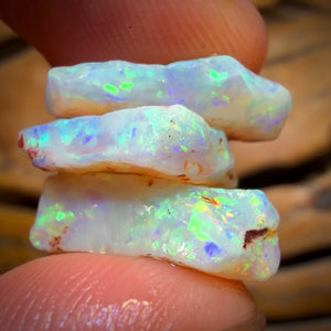 13.1cts - 3x South Australian Opal Rough Parcel