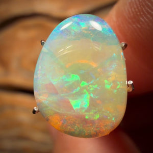 3.9cts - Solid Australian Boulder Pipe Crystal Opal