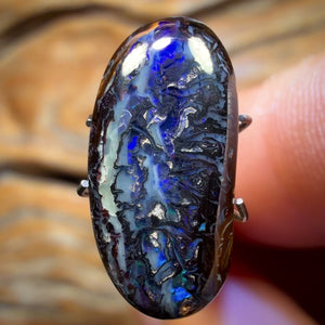 6.1cts - Dark Tribal Yowah Nut Opal. Australian Opal