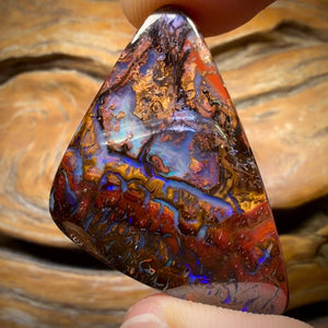 57.6cts - Tribal Yowah Nut Opal. Double Sided