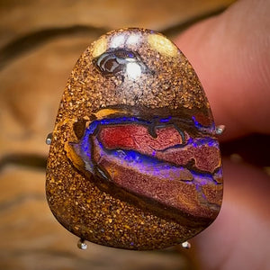 9.05cts - “Purple Bean”Yowah Nut Conglomerate Opal BARGAIN