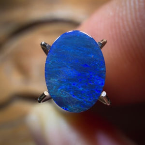 🔨 AUCTION 🔨 No Reserve 0.7cts - Australian Boulder Opal Doublet
