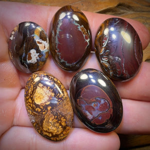 178.7cts - 5x Australian Boulder Opal’s. Wholesale Dealers Parcel