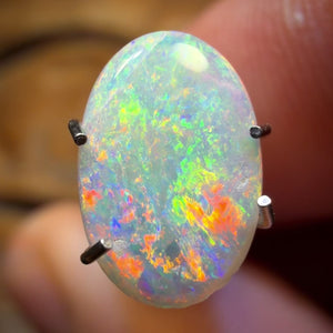 Alex Auction 0.9 cts - Opale de cristal d'Australie du Sud de Coober Pedy