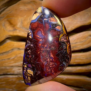 63.3cts - Tribal Queensland Boulder Opal from Yowah Double Sided