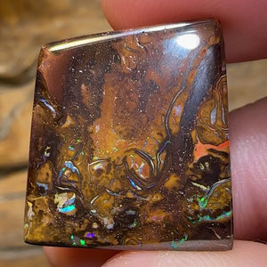 25.7cts - Double Sided Australian Boulder Opal TRIBAL