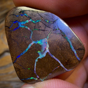 31.2cts - Queensland Boulder Seam Opal. Multicolours!