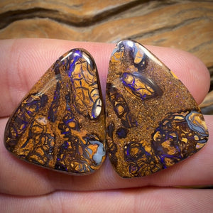 41.7cts - Yowah Nut Conglomerate Opal Pair