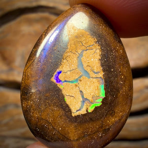 26,5 ct – Yowah Nut Tribal Kernel Opal. Australischer Boulder-Opal.