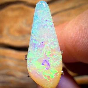 TGIF 4.7cts - Solid Australian Boulder Pipe Golden Crystal Opal