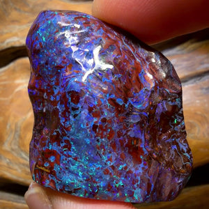 144.4cts - “The Mountain” Top Australian Boulder Opal Polished Specimen from Yowah