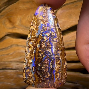 58.1cts - Blonde/Tan Tribal Yowah Nut Opal. Double Sided!