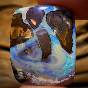 Dad Ring Stone! 32.4cts - “Whirl Pool” Yowah Nut Opal. Australian Boulder Opal