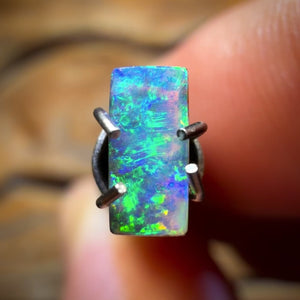 📣 OPALFEST 🔨 AUCTION 🔨 No Reserve 0.4cts - Queensland Boulder Seam Opal from Winton
