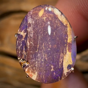 Auction Fall-Through = Your Gain! 🔥 Now More Than 50% Off RRP 🚨 4.1cts - Solid Australian Boulder Purple Pipe Opal