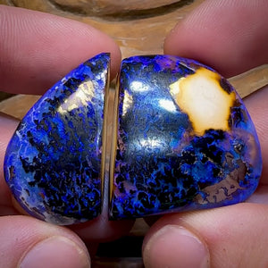 207.6cts -  “Celebrity Stone” Top Yowah Nut Opal Specimen Pair. Featured on OUTBACK OPAL HUNTERS!