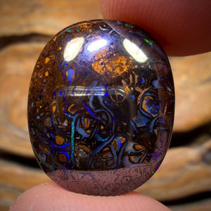 36.4cts - Tribal Yowah Nut Opal. Double Sided
