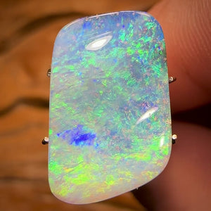 6.3cts - Solid GEM Queensland Boulder Seam Opal BANGER