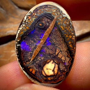 33.1cts - Unique Yowah Nut Crystal Centre Opal. Australian Boulder Opal BARGAIN