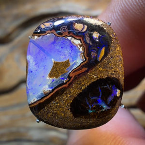 TGIF 10.6cts - Rare Partial Yowah Nut Crystal Centre Opal