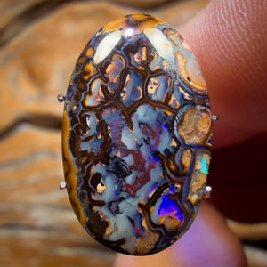 8.6cts - Tribal Yowah Nut Opal. Australian Opal