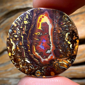 HDW 42.4cts - Awesome Art of Opal Style Tribal Queensland Boulder Opal from Yowah