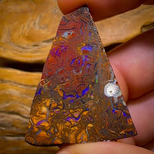 140.5cts - Tribal Split 1 Yowah Nut Opal Rough Piece. Australian Opal