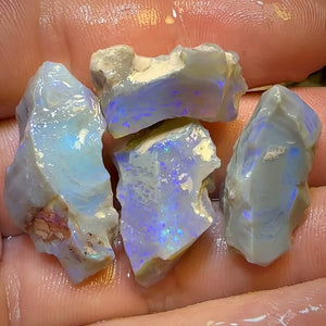 71.5cts - 4x Lightning Ridge Opal Rough Parcel