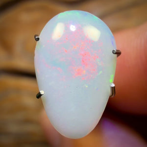 Bargain Card! 1.4cts - South Australian White Opal from Coober Pedy