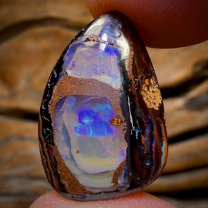 18.9cts - Yowah Nut Crystal Centre Opal. Australian Boulder Opal
