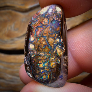 29.1cts - Tribal Yowah Nut Opal. Australian Opal
