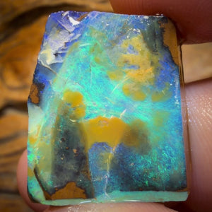 45.6cts - Queensland Boulder Seam Opal Rub