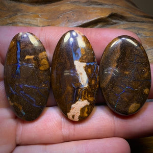 148.6cts - 3x Australian Boulder Seam Opal’s. Wholesale Dealers Parcel