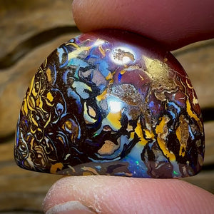 33.4cts - Tribal Queensland Boulder Opal from Koroit